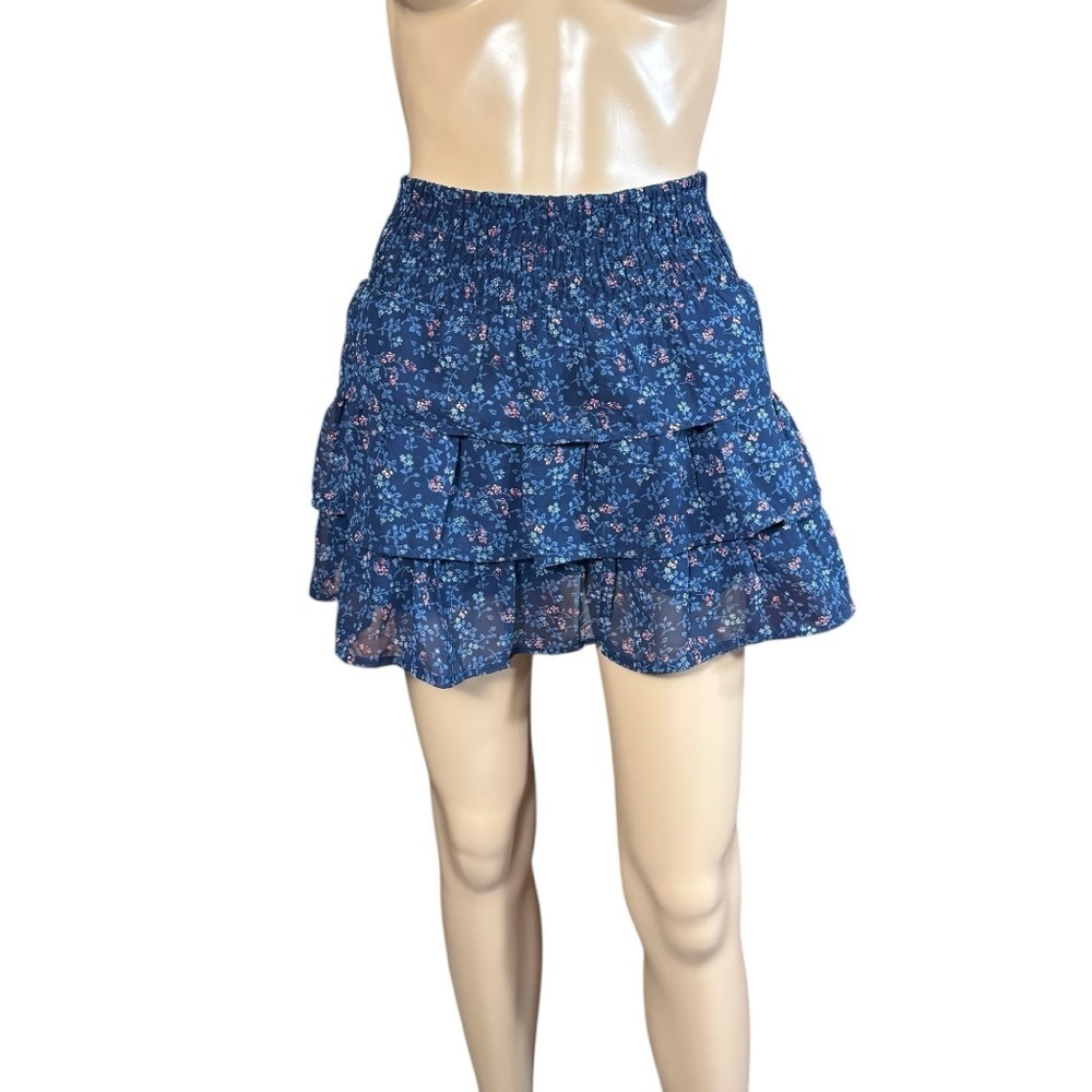 New Creamie Blue Tiered Skirt Size 8